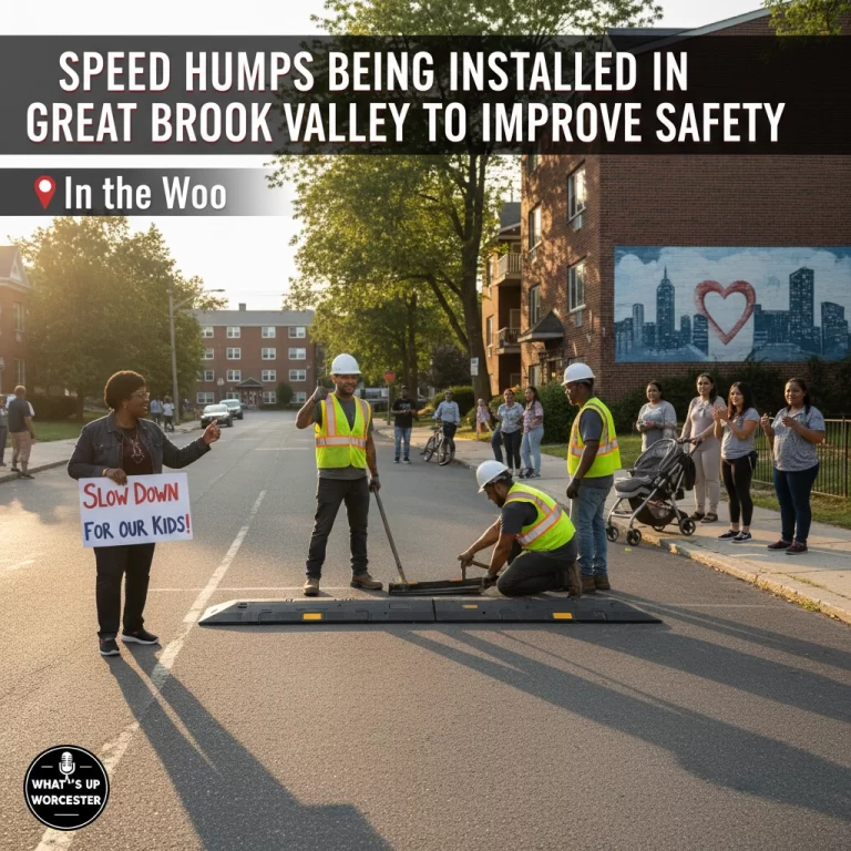 Speed Humps Being Installed in Great Brook Valley to Improve Safety