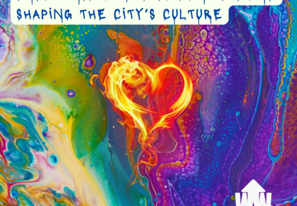 Black Red Yellow Dark Fire Heart Album Cover